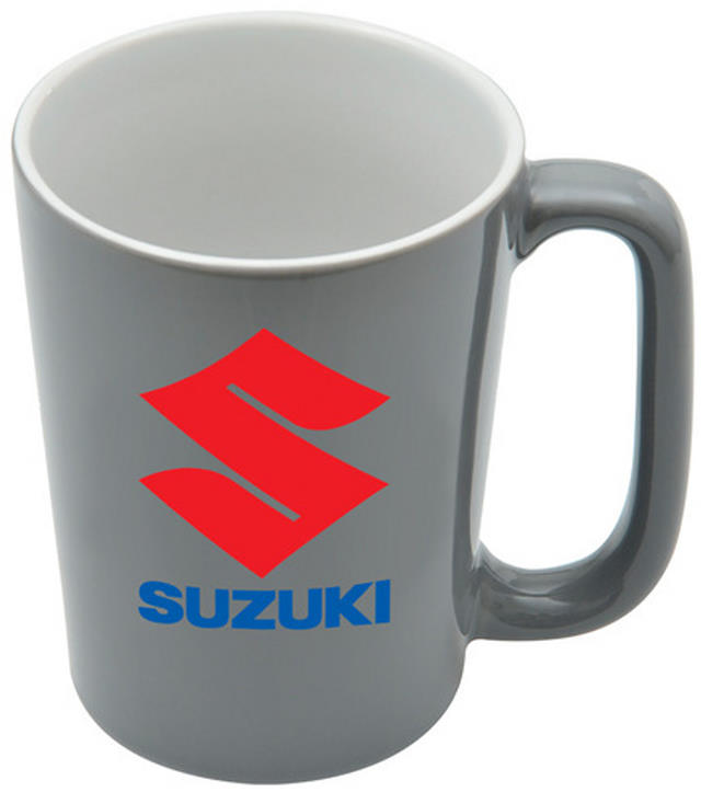 Suzuki 16 Ounce Ceramic Coffee Tea Mug Grey 990A0-99184