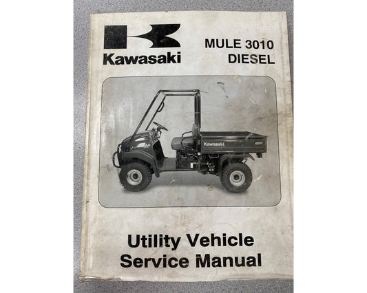 Kawasaki Factory Service Manual USED KAF950B Mule 3010 Diesel 99924-1306-05