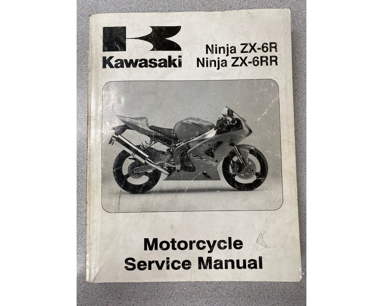 Kawasaki Factory Service Manual USED ZX600K ZX636B Ninja ZX6R ZX6RR 99924-1311-03