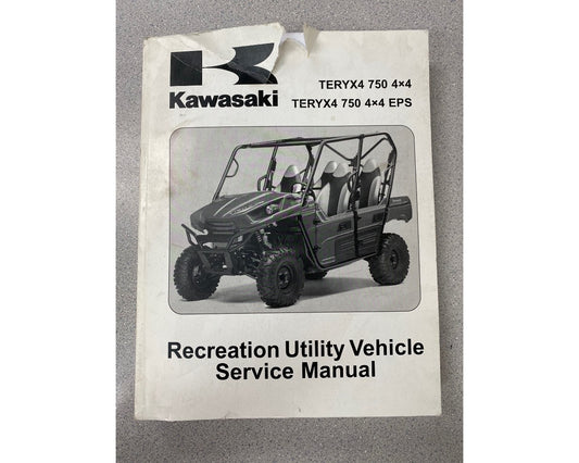 Kawasaki Factory Service Manual USED KRT750 Teryx 4 750 EPS 99924-1452-31