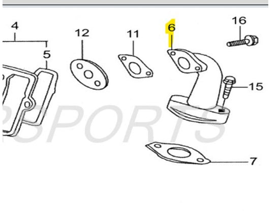 SSR Intake Manifold YX-02 SR125 SR140  A00293-14-00