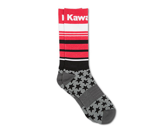 Kawasaki Star Socks Adult Size Pink / Gray K000-3854-PK