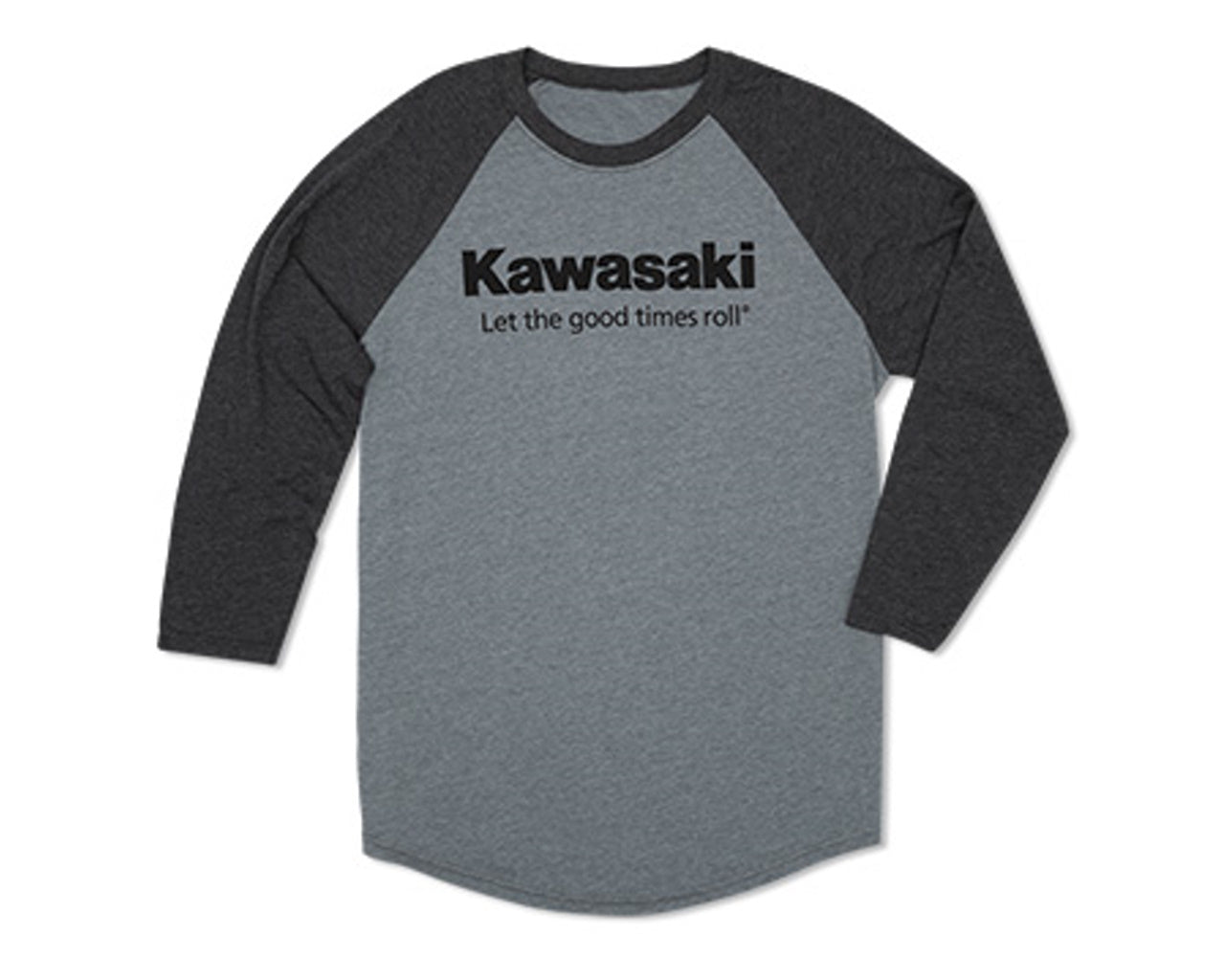 Kawasaki Let The Good Times Roll Raglan T-Shirt K002-2032-CH