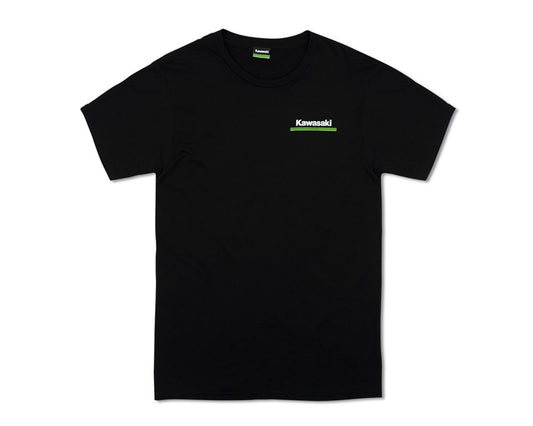 Kawasaki Heritage Vintage Logo T-Shirt Black 