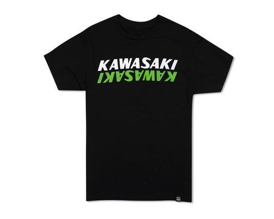 Kawasaki Heritage Mirror T-Shirt K002-2605-BK