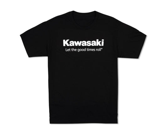 Kawasaki Let The Good Times Roll T-Shirt Black  K002-2609-BK