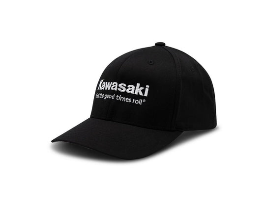 Kawasaki Let The Good Times Roll Flexfit Wooly 6 Panel Cap