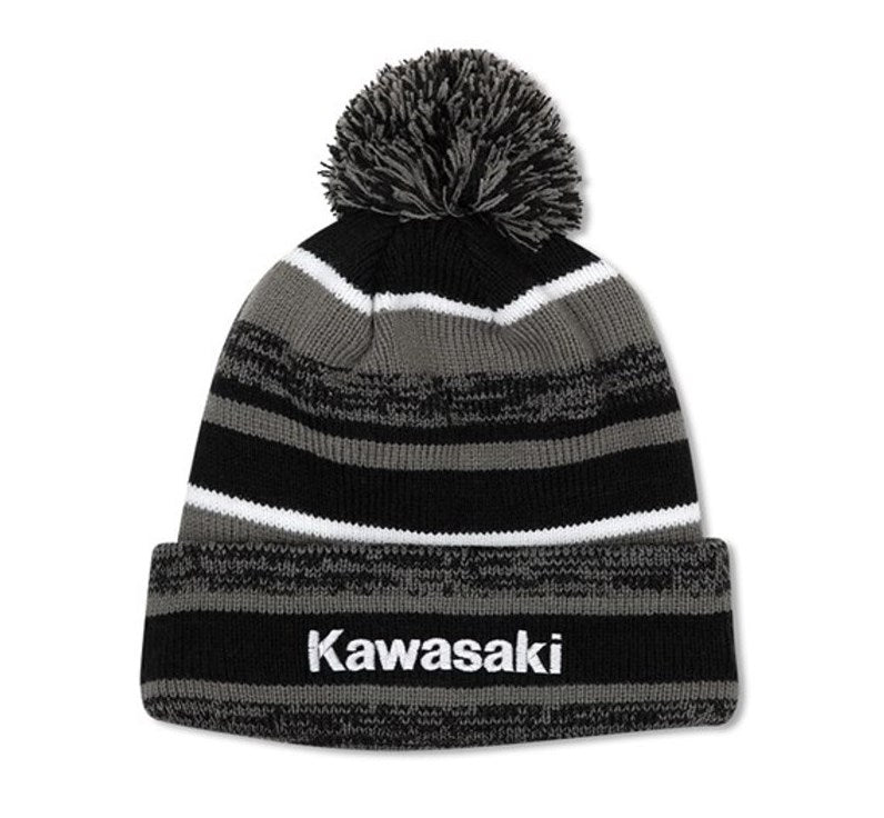 Kawasaki 902 Black/Graphite Grey Beanie Adult K002-4101-GYNS