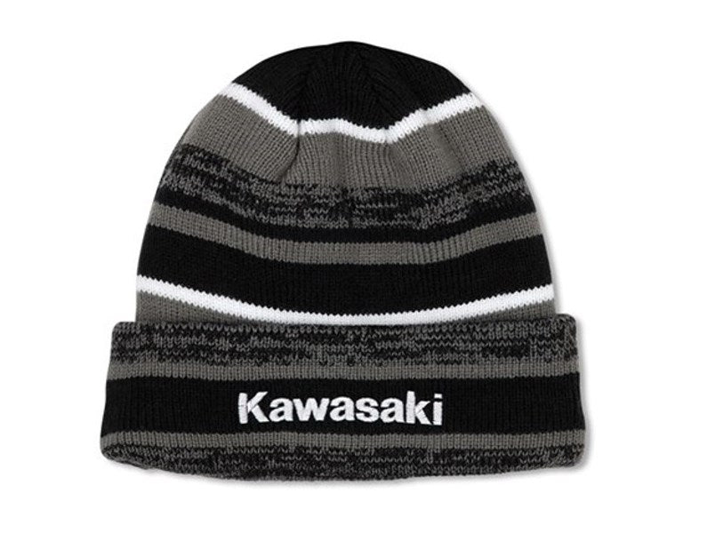 Kawasaki 902 Black/Graphite Grey Beanie Adult K002-4101-GYNS