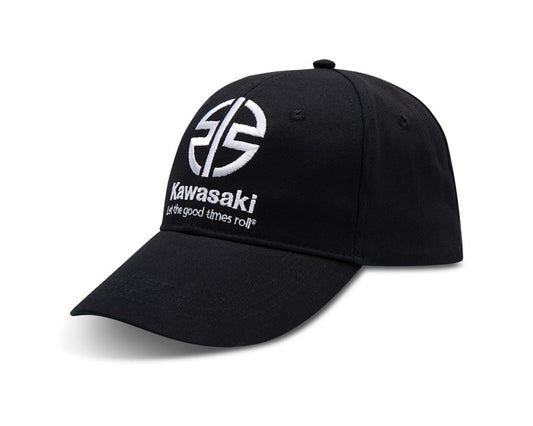 Kawasaki River Mark Logo  One Size  Baseball Cap  K002-4105-BKNS