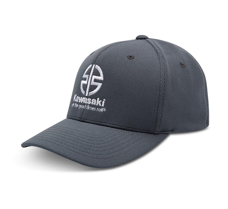 Kawasaki River Mark Flex-Fit Cool & Dry Mesh Adult Cap Hat 