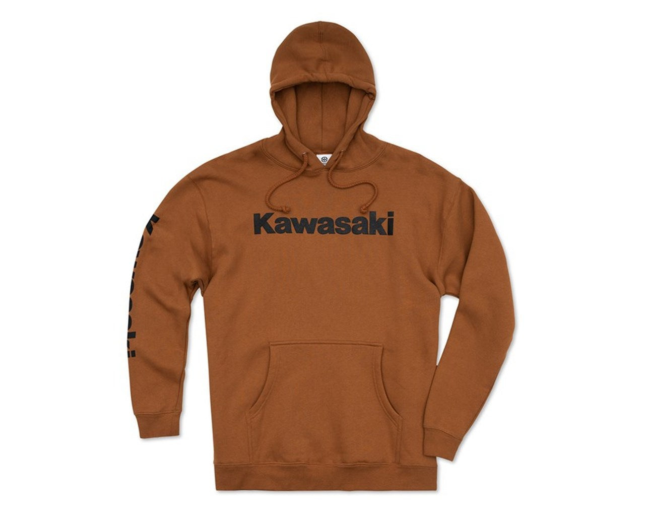 Kawasaki Saddle Pull Over Hoodie Brown 