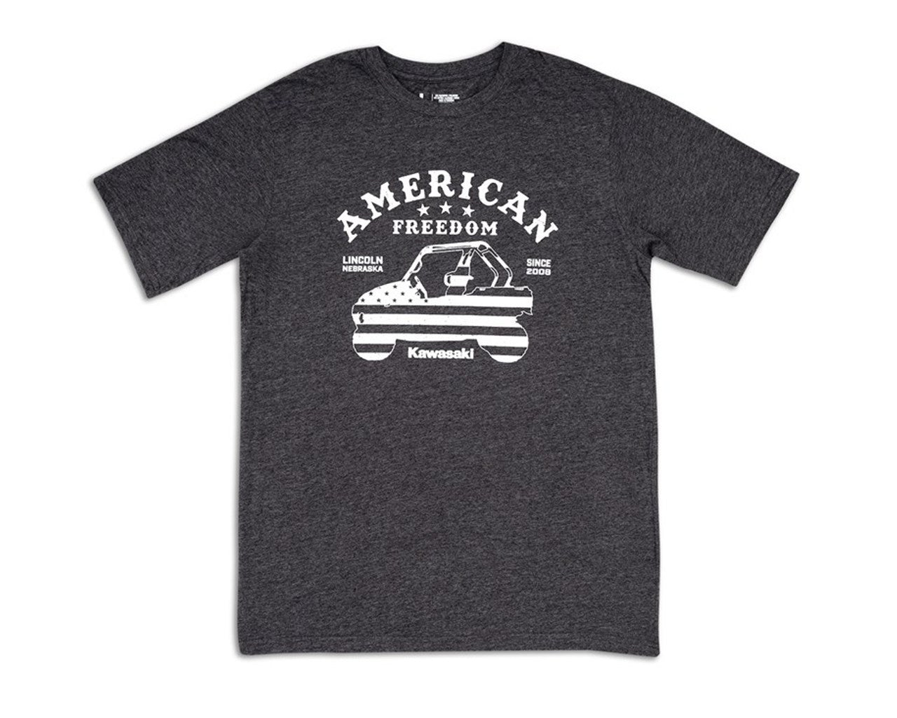 Kawasaki Side X Side KRX American T-Shirt Grey 