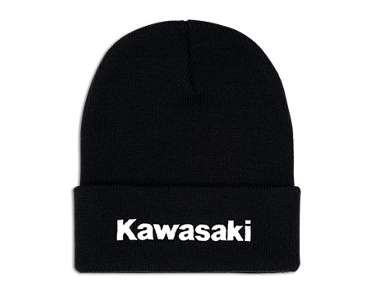 Kawasaki Cuffed Beanie One Size Black K004-4124-BKNS