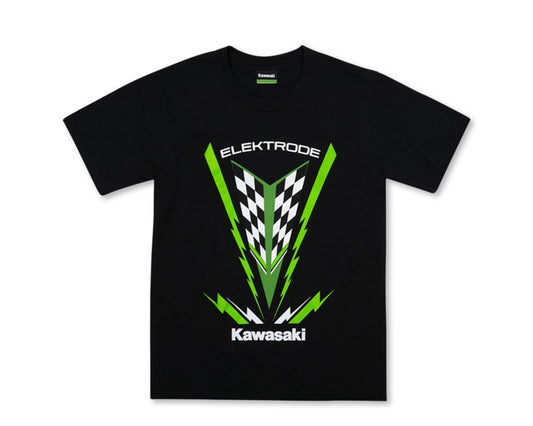 Kawasaki Youth Electrode T-Shirt Black 