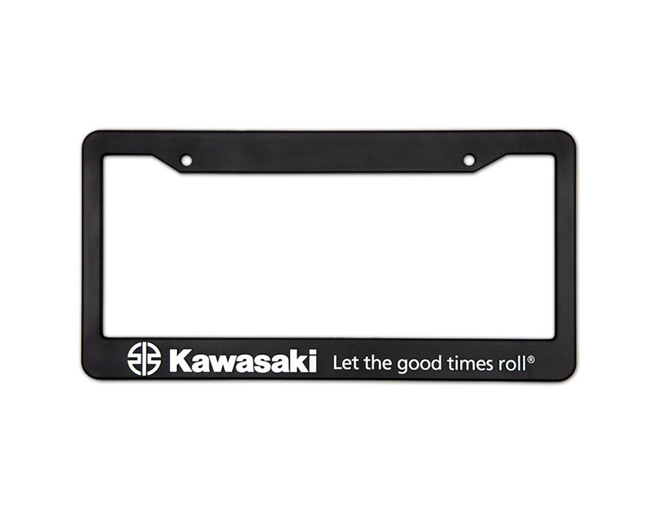 Kawasaki River Mark Logo Auto License Plate Frame  K062-8512-BKNS