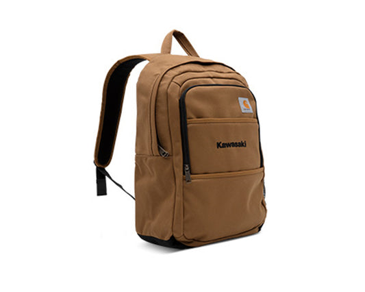 Kawasaki Carhartt Canvas Backpack Brown K062-8631-BRNS