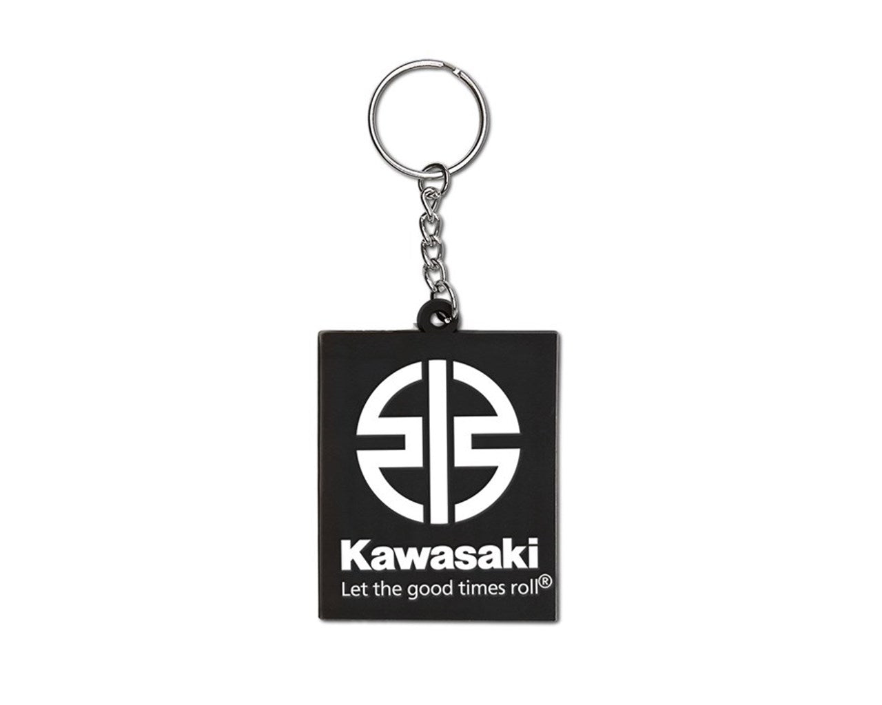 Kawasaki River Logo Let The Good Times Roll Key Fob  K062-8922-BKNS