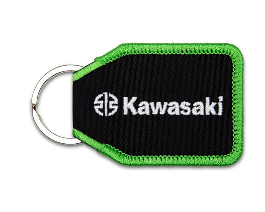 Kawasaki River Mark Logo Woven Key Fob  K062-8928-BKNS