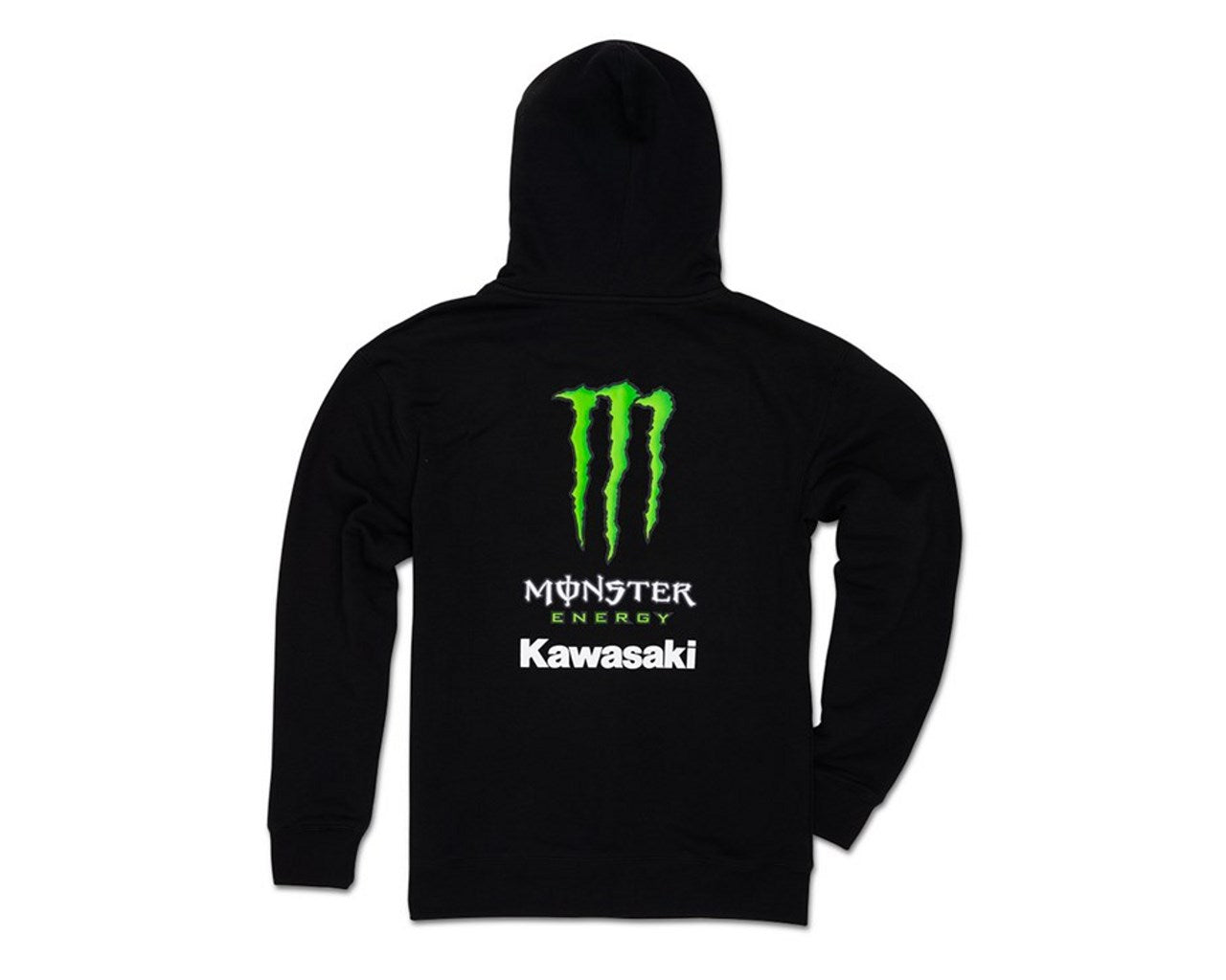 Kawasaki Monster Energy Zip Up Hooded Sweatshirt Black 