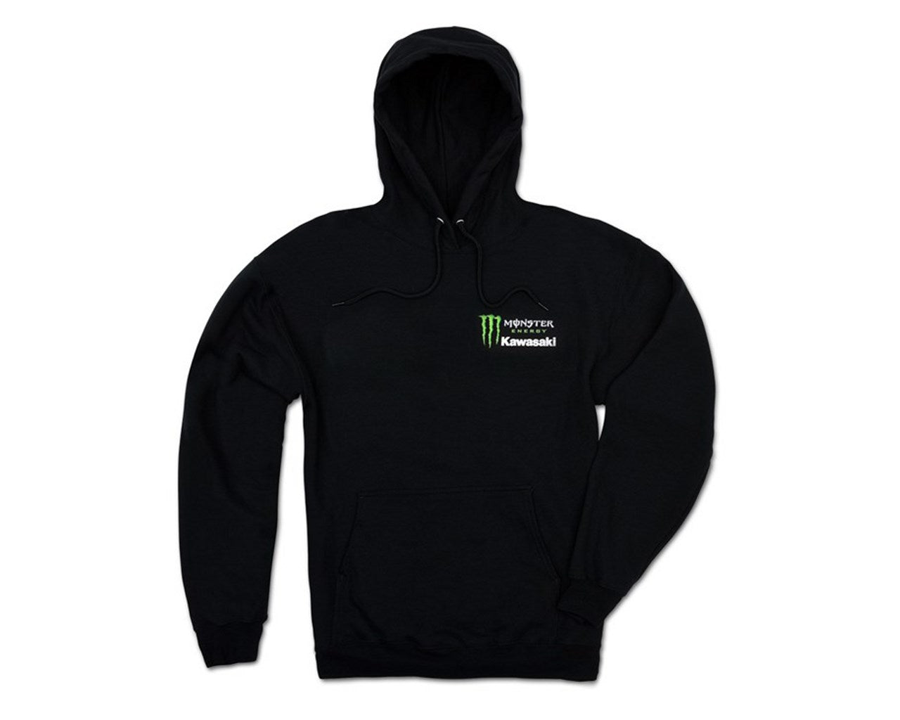 Kawasaki Monster Energy Pull Over Hooded Sweatshirt Black 