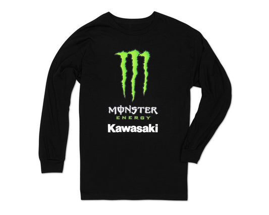 Kawasaki Monster Energy Team Long Sleeve Shirt Black 