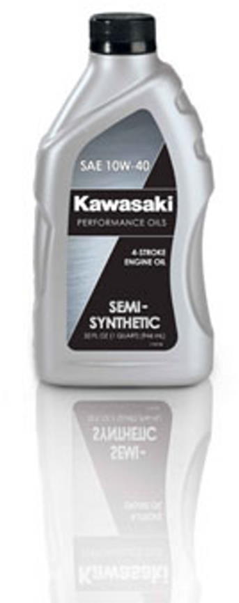 Kawasaki 4-Stroke Semi Synthetic Motorcycle Oil 10W40 1 Quart K61021-206A