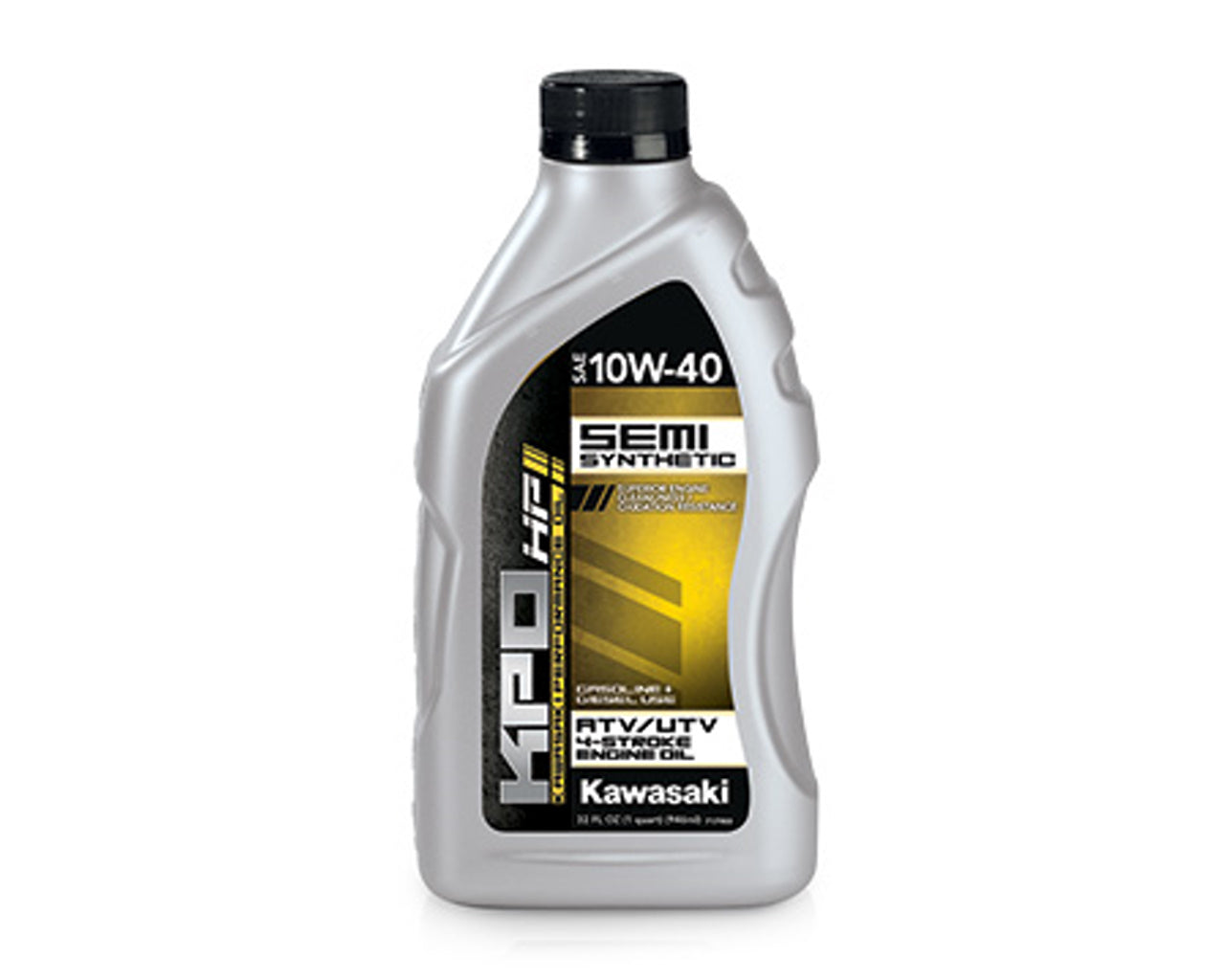 Kawasaki KPO UTV & ATV Semi-Synthetic 4-Stroke Engine Oil, Quart, 10W-40  K61027-300-01Q