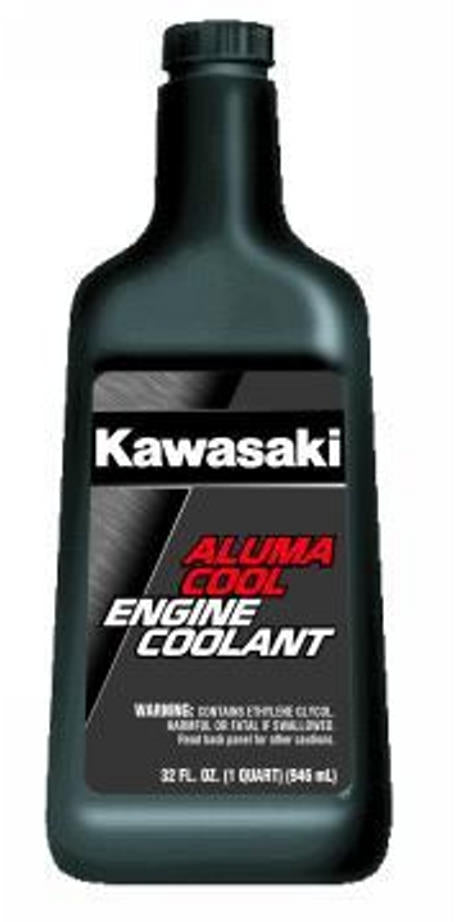 Kawasaki Aluma Cool Engine Coolant Pre-Diluted 32 Ounce Bottle Antifreeze
